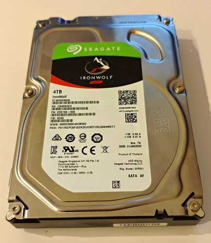Seagate ironwolf 4tb zoll - ironwolf, 3,5