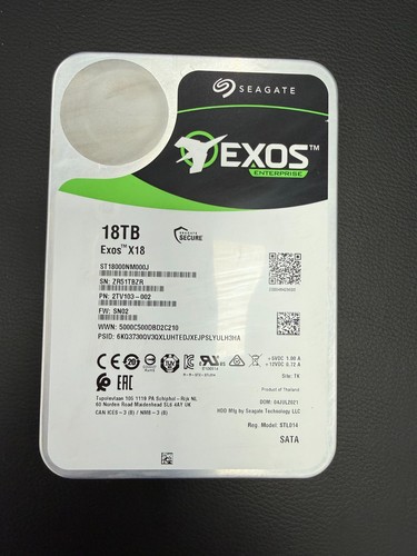 Seagate exos x18 - seagate, 7200