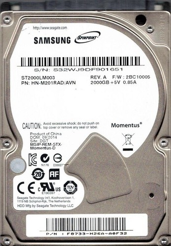 Seagate st2000lm003 2tb 5400 - seagate,