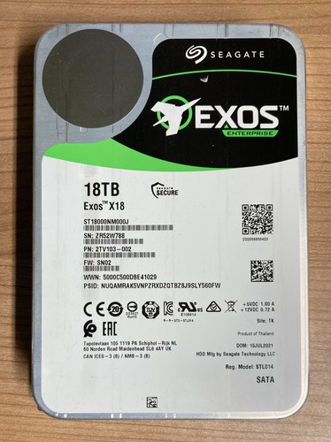 Seagate exos x18 18tb sata - seagate,