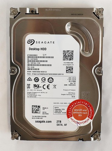 Seagate desktop hdd 2tb - hdd,