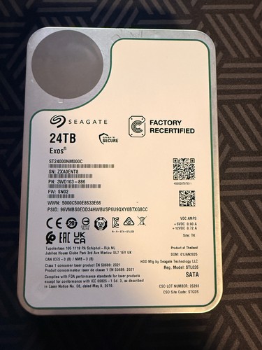 Seagate exos x24 24tb - exos, |