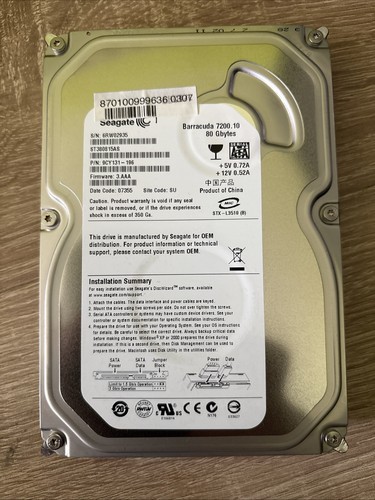 Seagate 7200 rpm - seagate, zoll)