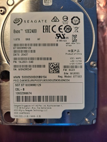 Hdd 1 8tb sas12g - ,