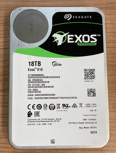 Seagate exos x18 18tb sata - seagate,