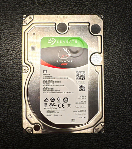 Seagate ironwolf 8tb - 3,5", sata