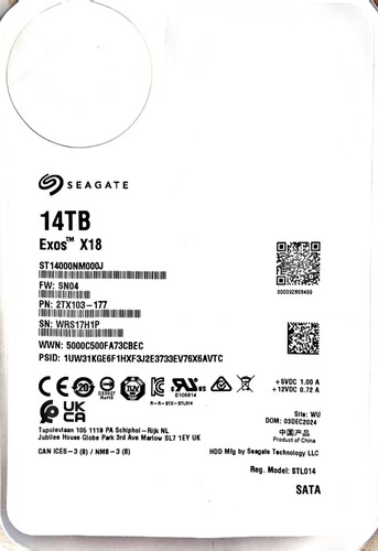 Seagate st140000nm000j 2tx103 - seagate, st140000nm000j-2tx103