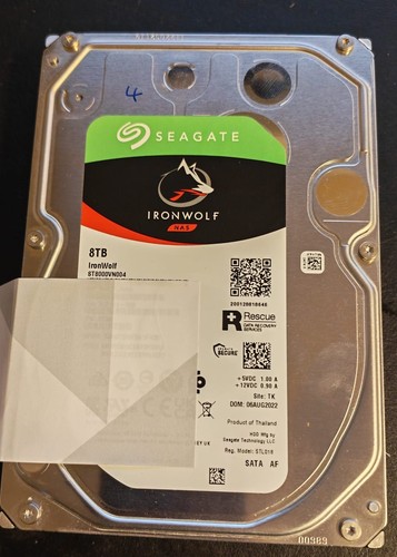 Seagate ironwolf 8tb nas - ironwolf, 3,5