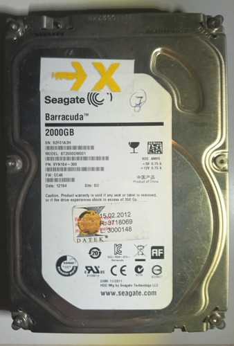 Seagate barracuda nas 2tb 2k - 2tb, 7,2k
