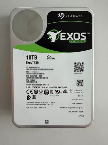 Seagate exos x16 - exos, 6gb/s
