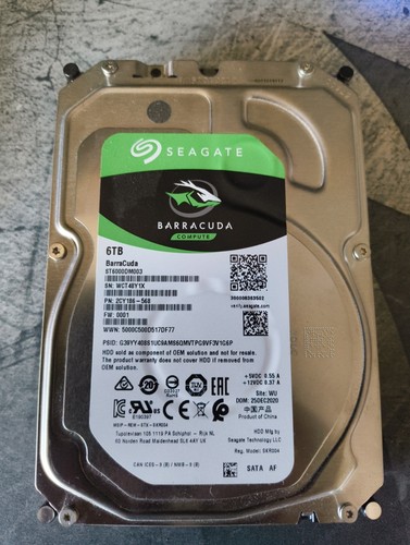 Seagate barracuda 6tb - seagate, 3,5"