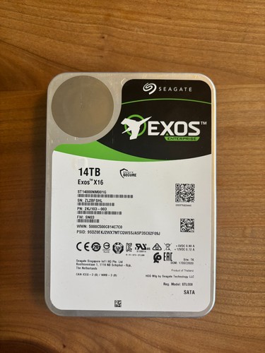 Seagate exos x16 - seagate, 14tb
