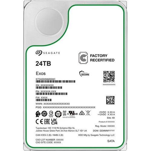 Seagate exos refurbished - 24,