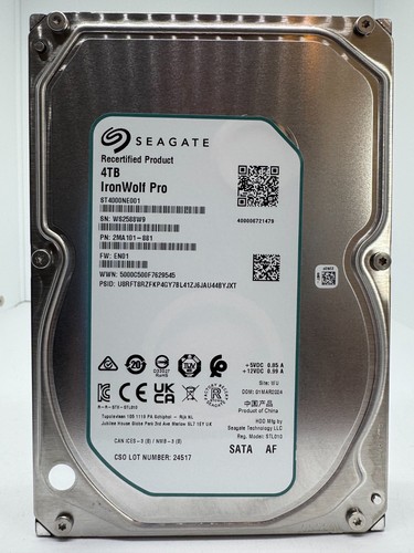 Seagate ironwolf pro nas hdd - seagate,