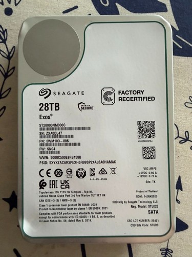 Seagate exos 28tb - seagate,