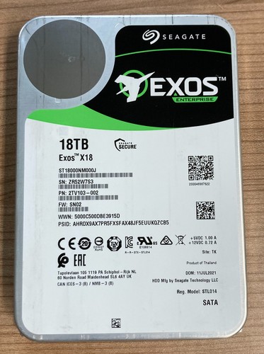 Seagate exos x18 18tb - seagate,