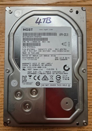 Hitachi 4tb sas server - 4tb,