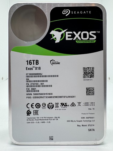 Seagate exos x18 16tb interne - exos,