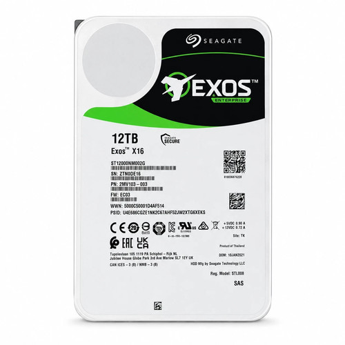 Seagate 12tb exos x16 - exos,