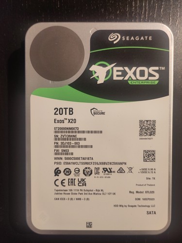 Seagate exos x20 20tb - seagate,