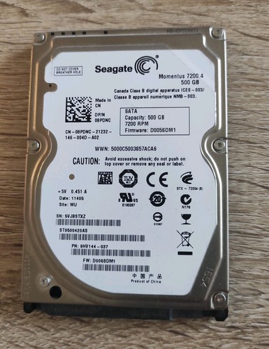 Seagate momentus 500 - 500, 2,5
