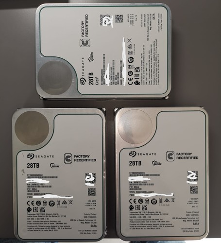 Seagate exos 28tb factory - 3x,