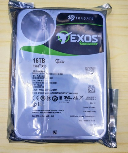 Seagate exos x16 16tb - x16, zoll