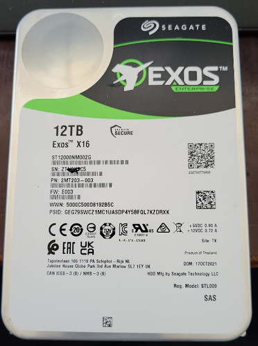 Seagate exos x12 12tb - seagate,
