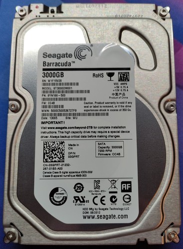 Seagate barracuda 3tb - seagate,