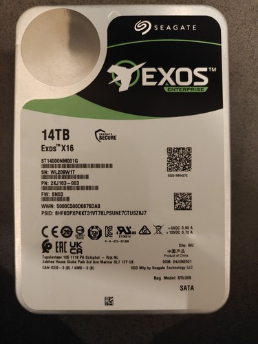 Seagate exos x16 zoll 14tb - seagate,