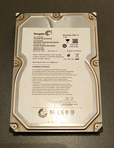 Seagate barracuda 7200 1tb - 7200.12,