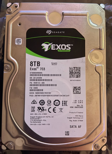 Seagate 8tb exos - seagate,