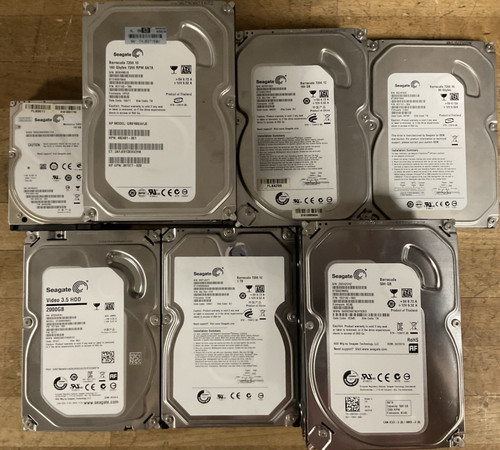 Konvolut 15x seagate hdds - hdds,