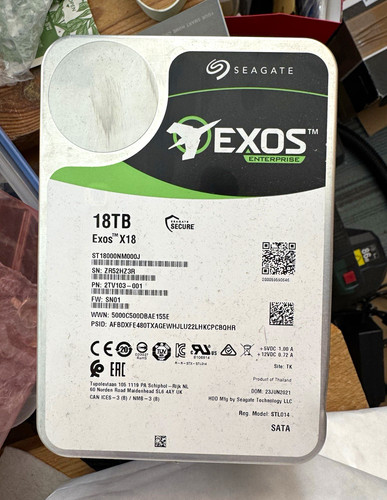 Seagate exos x18 18tb sata - exos,